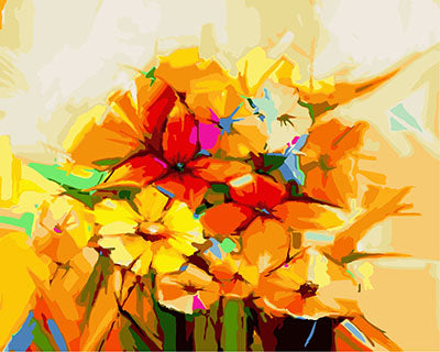 Blume Malen nach Zahlen GX23436