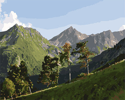 Landschaft Malen nach Zahlen GX24200
