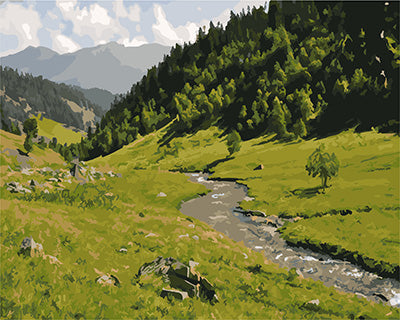 Landschaft Malen nach Zahlen GX24208