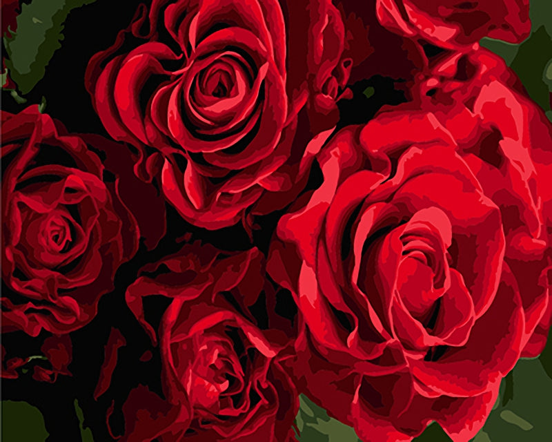 Blume Malen nach Zahlen GX24563