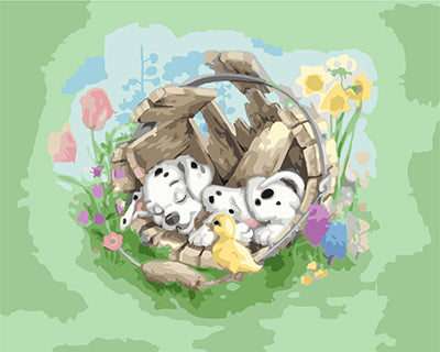 Hund & Katze Malen nach Zahlen GX24829