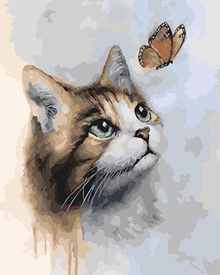 Hund & Katze Malen nach Zahlen GX25699