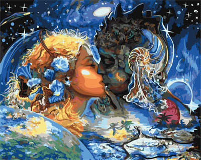 Fantasie Malen nach Zahlen GX26043