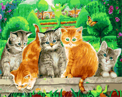 Hund & Katze Malen nach Zahlen GX26358