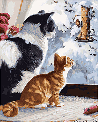 Hund & Katze Malen nach Zahlen GX27013