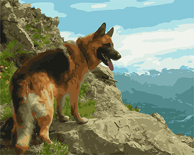 Hund & Katze Malen nach Zahlen GX27054