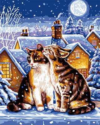 Hund & Katze Malen nach Zahlen GX27190