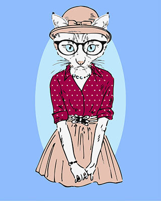 Cartoon Malen nach Zahlen GX27636