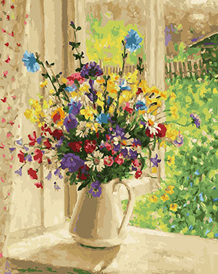 Blume Malen nach Zahlen GX28218