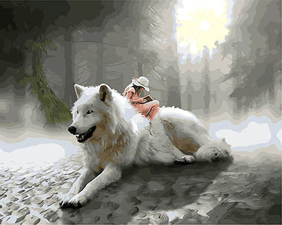 Hund & Katze Malen nach Zahlen GX28308