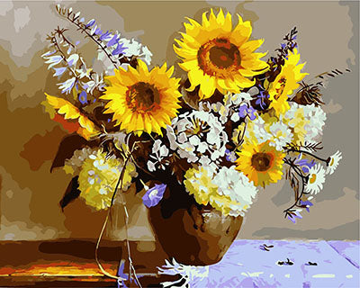 Blume Malen nach Zahlen GX28784