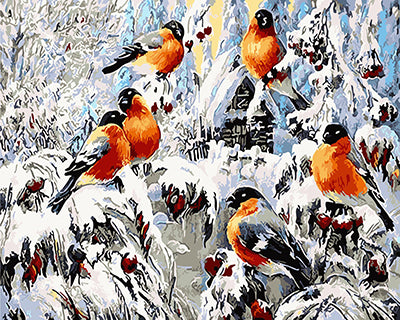 Vogel Malen nach Zahlen GX29396