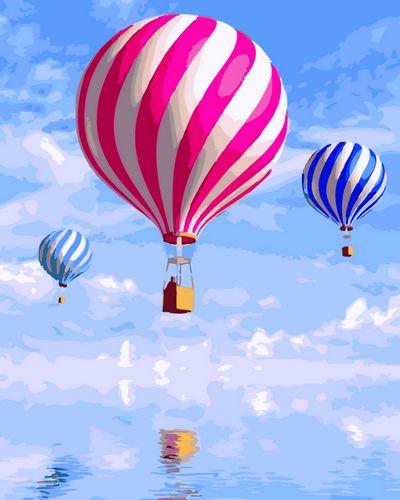 Beliebtes Muster Heißluftballon Malen Nach Zahlen Für Anfänger GX988