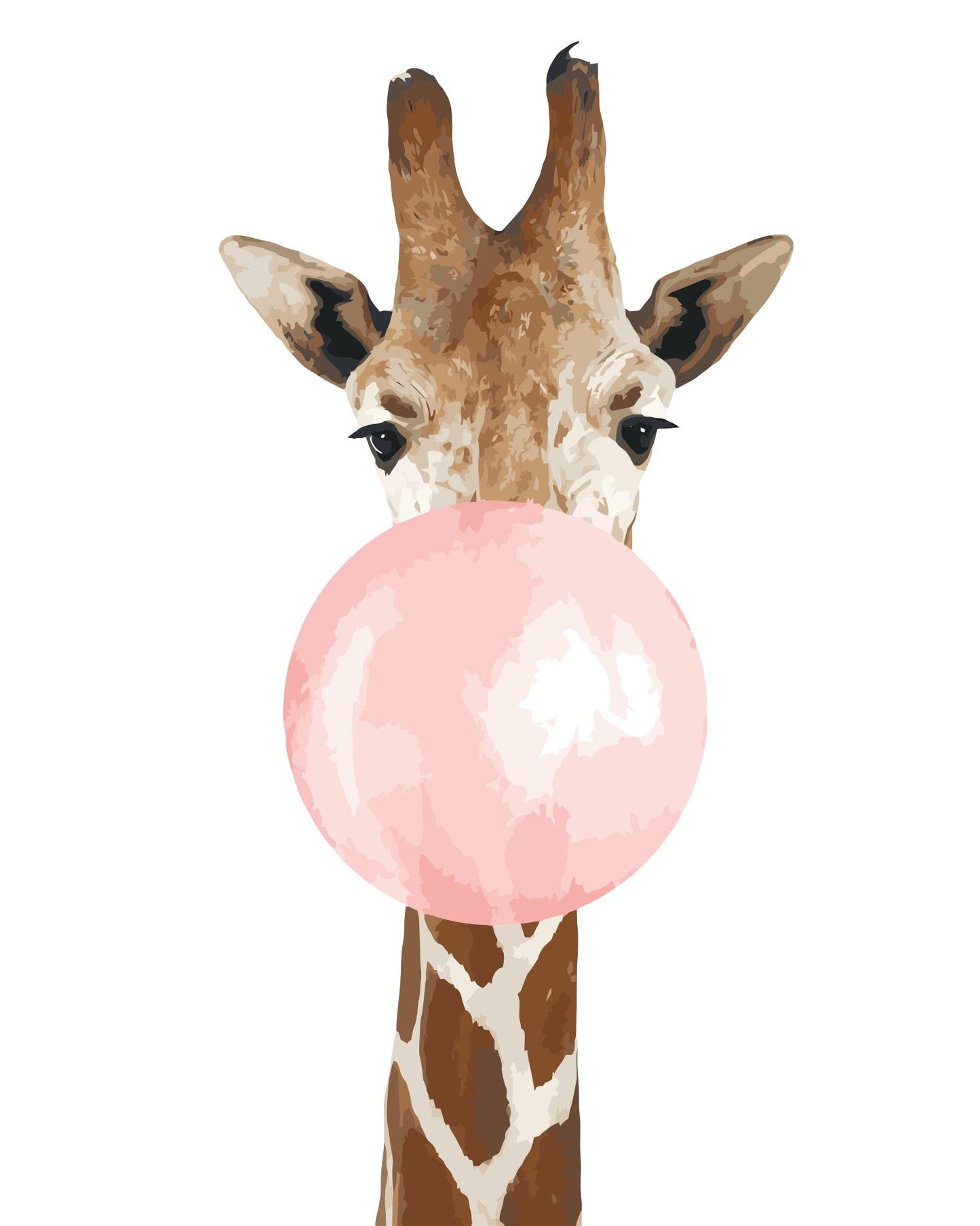 Tier Giraffe Malen Nach Zahlen Für Anfänger HQD1236