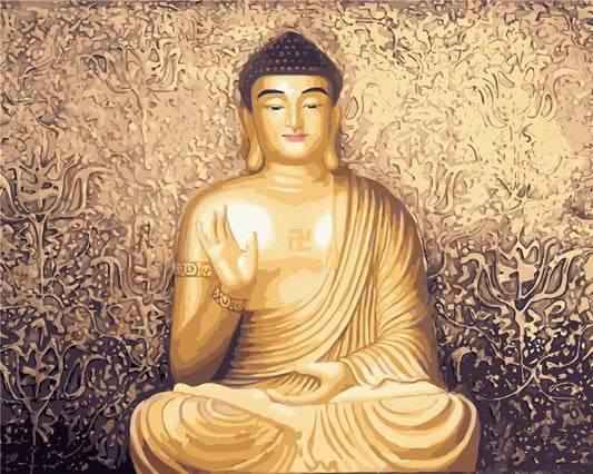 Porträt Buddha Statue Malen Nach Zahlen Für Erwachsene HQD1325