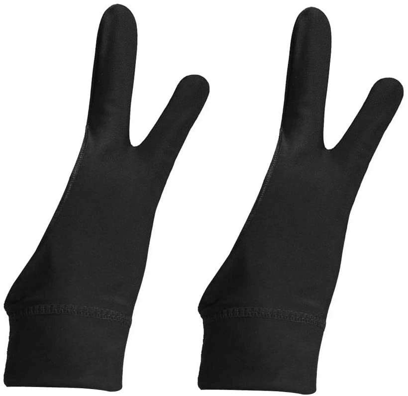 2-Finger-Künstlerhandschuh für Grafik-Zeichentablett T1301
