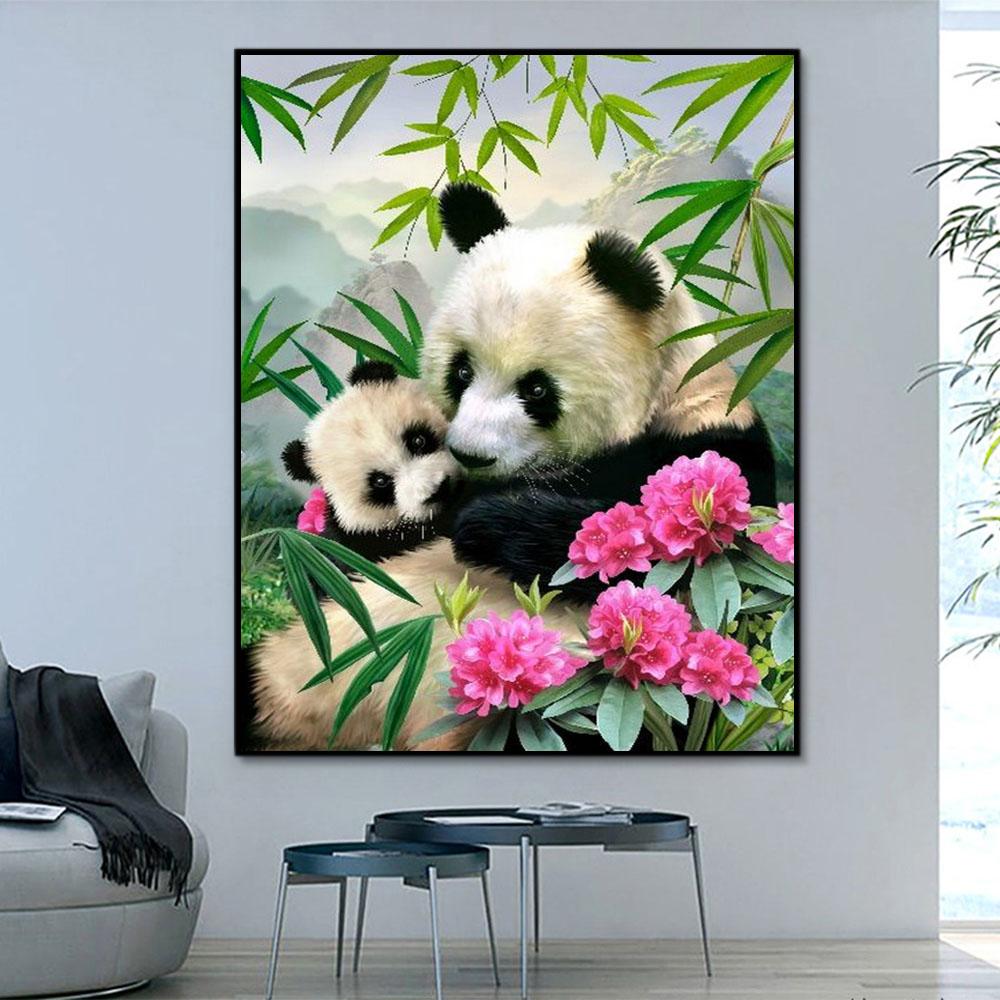 Tier Panda Malen Nach Zahlen Für Erwachsene RA3123