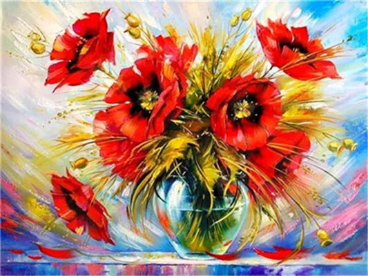 Blume Frieden Blume Malen Nach Zahlen Für Erwachsene Y5430