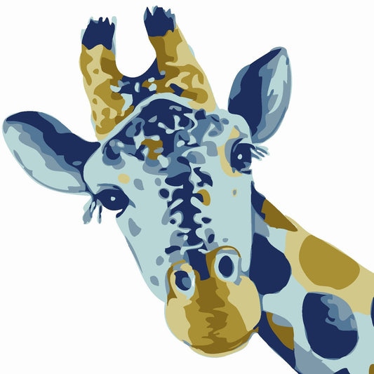 Tier Giraffe Malen Nach Zahlen Für Anfänger HQD1373